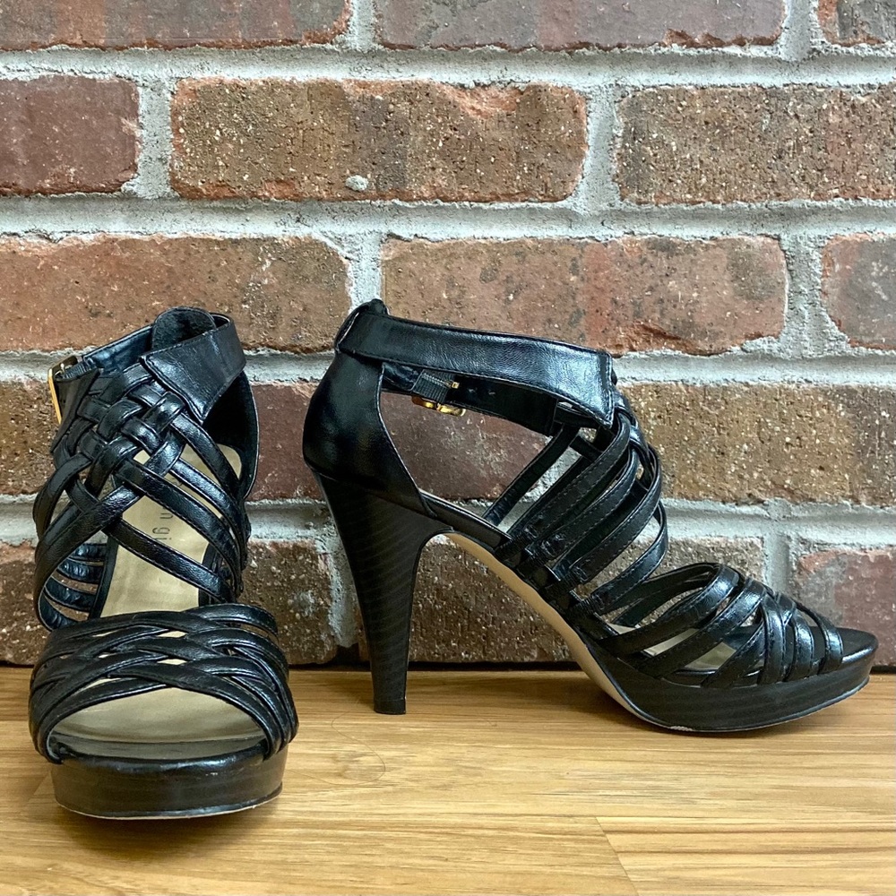 Madden Girl Black Ultra High Heels Sz 7.5 - Picture 2 of 8